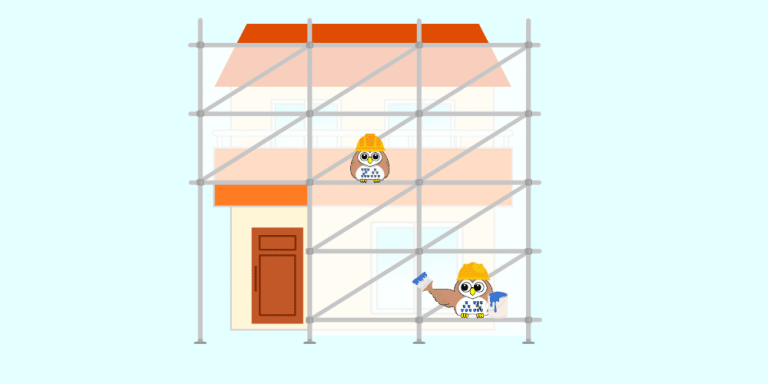 外装リフォームのイラスト
